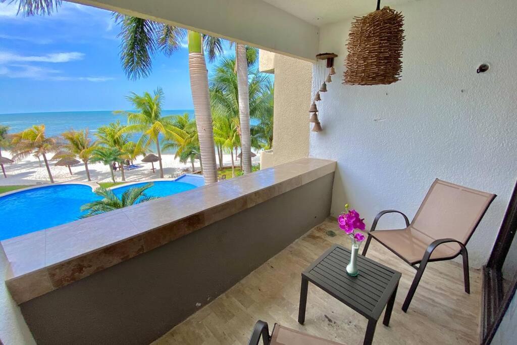Oceanfront Condo Bm By Andiani Cancún Zewnętrze zdjęcie